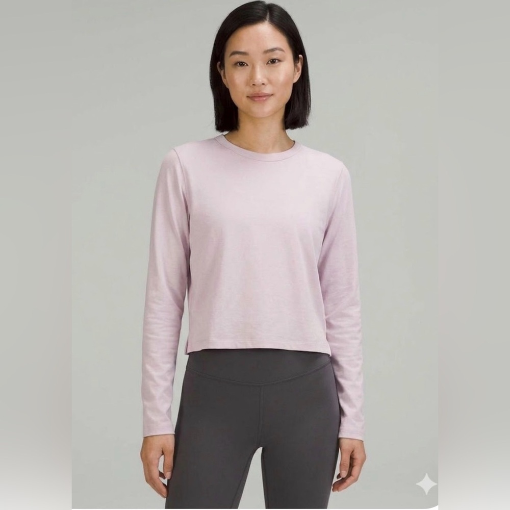 Lululemon Classic Fit Cotton Blend Long Sleeve Top Size 14